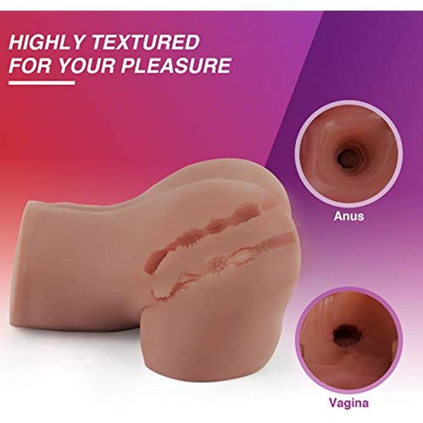 Mature Western women with big butts, realistic female-style sex toys, suitable for both vaginal and anal use