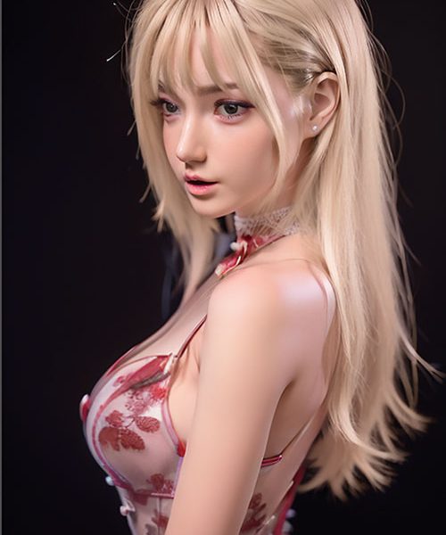 Daria is a florist from Denmark. She has fair skin and a slender figure, and she likes to work out at home wearing red lingerie.